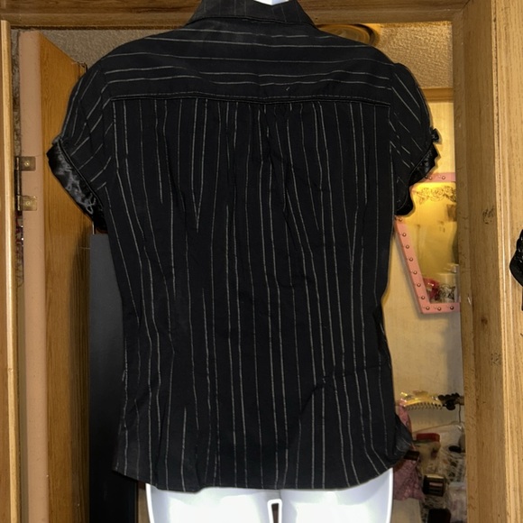 Rampage Button Up Blouse with Silk Accents (Vintage) - Picture 9 of 12